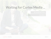 Tablet Screenshot of cortex-media.de